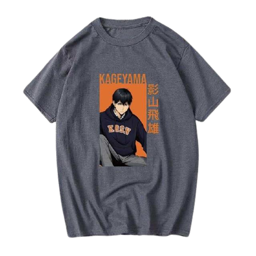 Tobio HS0911 Dark Gray / XS Official HAIKYU SHOP Merch T-Shirt