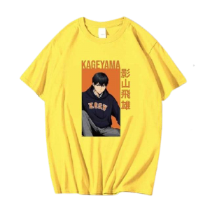 T-Shirt Tobio HS0911 Yellow / XS Official HAIKYU SHOP Merch