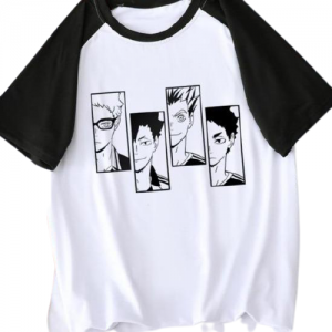 Haikyu Bicolor Tshirt Characters HS0911 XS Official HAIKYU SHOP Merch