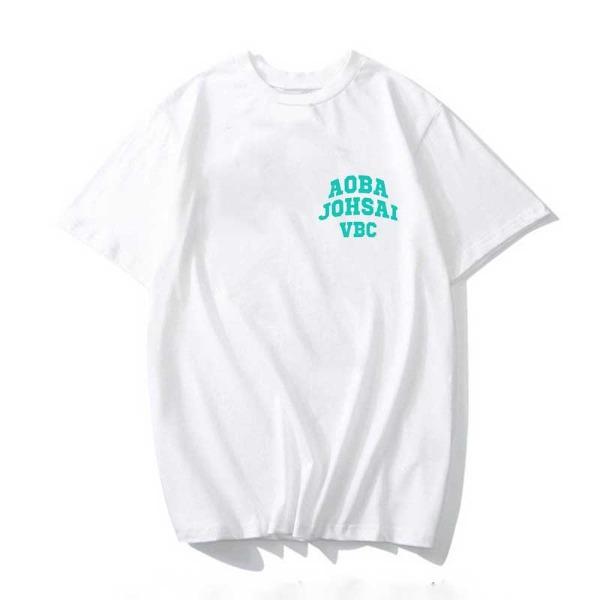 Tshirt Aoba Johsai HS0911 White / S Official HAIKYU SHOP Merch