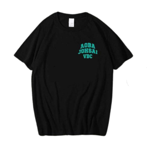 Tshirt Aoba Johsai HS0911 Black / S Official HAIKYU SHOP Merch