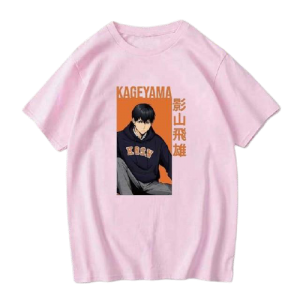 T-Shirt Tobio HS0911 Pink / XS Official HAIKYU SHOP Merch
