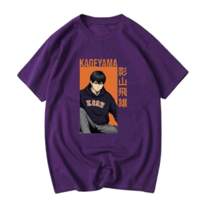 T-Shirt Tobio HS0911 Violet / XS Official HAIKYU SHOP Merch